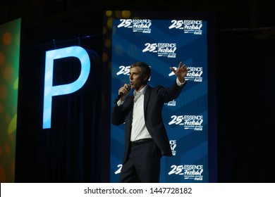 New Orleans, Louisiana/U.S. - 07/06/2019: Speaks To The Audience At 25th Annual ESSENCE Festival Presented By  Coca-Cola Held At The New Orleans Ernest N. Morial Convention Center