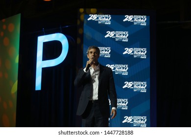 New Orleans, Louisiana/U.S. - 07/06/2019: Speaks To The Audience At 25th Annual ESSENCE Festival Presented By  Coca-Cola Held At The New Orleans Ernest N. Morial Convention Center