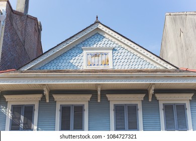 New Orleans Shotgun House In The French Quarter