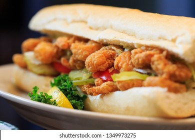 New Orleans Shrimp PoBoy on French Bread