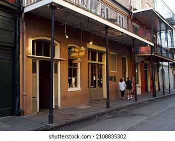 NEW ORLEANS, UNITED STATES - Dec 03, 2021: The Gumbo Shop Creole Restaurant In New Orleans