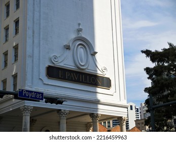 NEW ORLEANS, UNITED STATES - Nov 03, 2021: The Famous Le Pavillon Hotel On Poydras Street, In Downtown New Orleans, USA