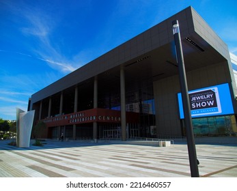 NEW ORLEANS, UNITED STATES - Nov 03, 2021: The Ernest N Morial Convention Center In New Orleans, USA