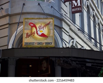 NEW ORLEANS, UNITED STATES - Oct 26, 2021: The Ruby Slipper Cafe In New Orleans