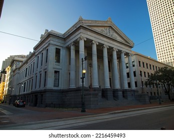 NEW ORLEANS, UNITED STATES - Oct 26, 2021: The Former City Hall New Orleans, USA 