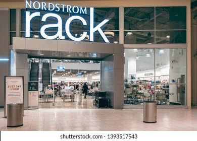 New Orleans, USA - Dec 10, 2017: Storefront View Of The Nordstrom Rack Department Store At The Outlet Collection Shopping Mall.