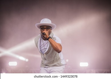 New Orleans,LA/United States-July 5,2019: Teddy Riley At The 2019 Essence Music Festival