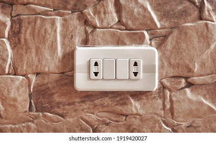 New Outlet Socket In The Kitchen Wall.