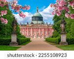New Palace (Neues Palais) in Sanssouci park in spring, Potsdam, Germany