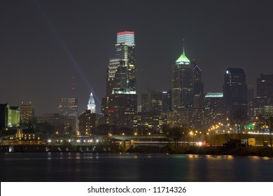 The NEW Philadelphia Skyline At Night.