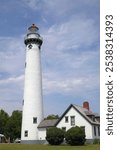 New Presque Isle Light (1870), Lake Huron, Michigan, USA