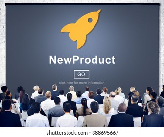 New Product Launch Marketing Commercial Innovation Concept