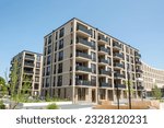 New residential buildings seen in Potsdam, Germany