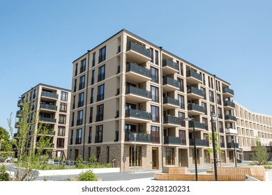 New residential buildings seen in Potsdam, Germany - Shutterstock ID 2328120231