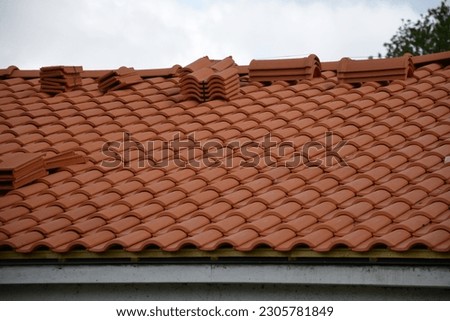 New Romanesque tile roof by a professional co-opener