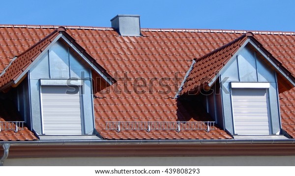 New Roof Dormers Snow Guards Stock Photo Edit Now 439808293