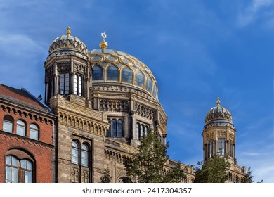 New Synagogue was built 1866 as the main synagogue of the Berlin Jewish community, Germany