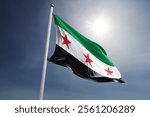 new syrian flag 2024 Since gaining independence from France in 1946, Syria has used a number of different flags, all featuring the pan-Arab colors of green, black, white, and red.