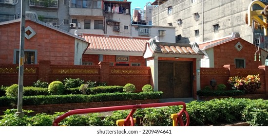 New Taipei, Taishan District 03 October 2022 Traditional House Of Pure Taiwanese Culture In The Middle Of The City