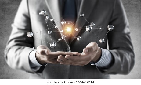 New technologies for connection. 3d rendering