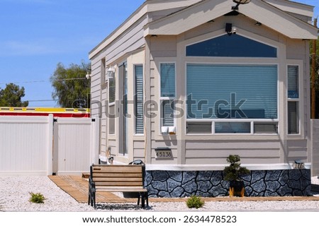 a new tiny home recently completed on small city lot