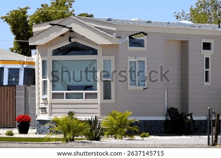 a new tiny home recently completed on small city lot