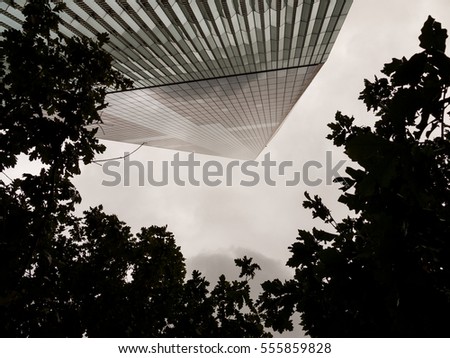 Similar – Gebäudebrücke in Berlin