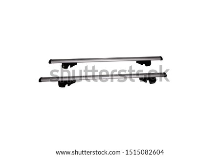 New universal car roof rack isolated on white background