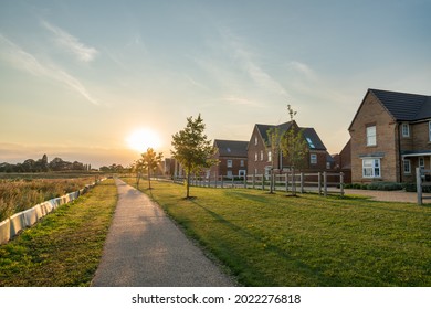 New urban housing in southern England - Shutterstock ID 2022276818
