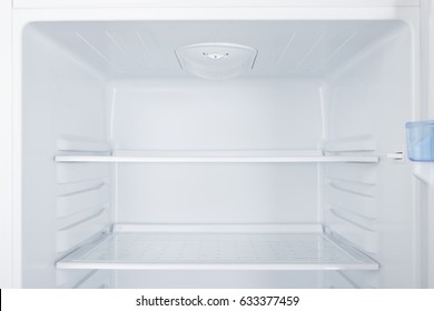 New White Refrigerator Isolated On White Background