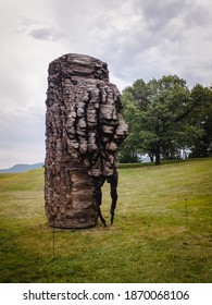 New Windsor, NY, USA, July 30, 2020: Ursula Von Rydingsvard’s Luba At Storm King