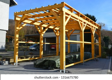 New Wooden Carport 