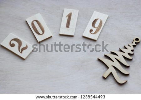 Similar – Year 2019 with tools, creative year 2019