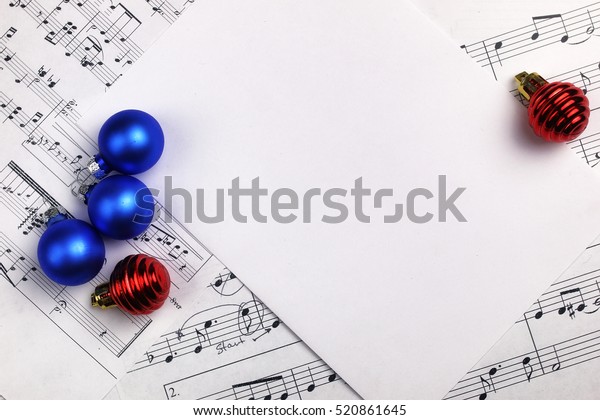 New Year Composition Christmas Tree Decorations Stock Photo Edit