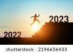 New year concept of 2023. New year