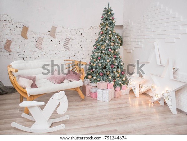 New Year Decor Newyear Photo Studio Stock Photo Edit Now 751244674