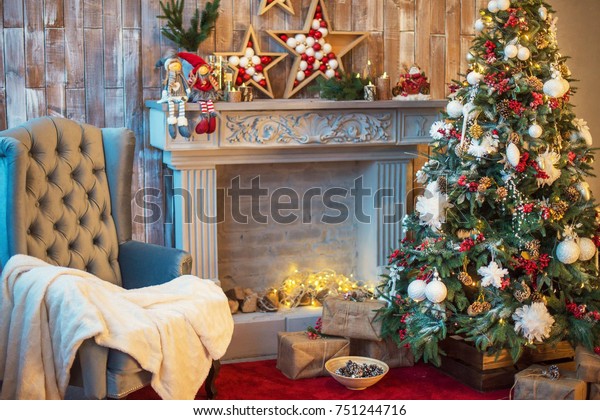 New Year Decor Newyear Photo Studio Stock Photo Edit Now 751244716