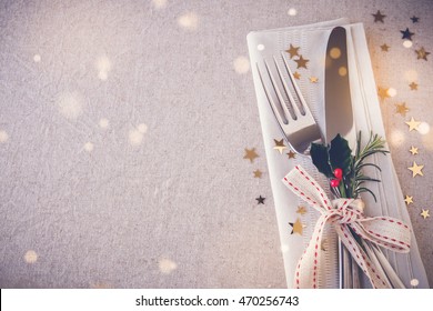 New Year eve 2022, Christmas food, breakfast lunch, holiday dinner table place setting, festive background