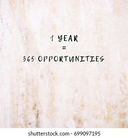 1 Year 365 Opportunities Stock Photos Images Photography Shutterstock