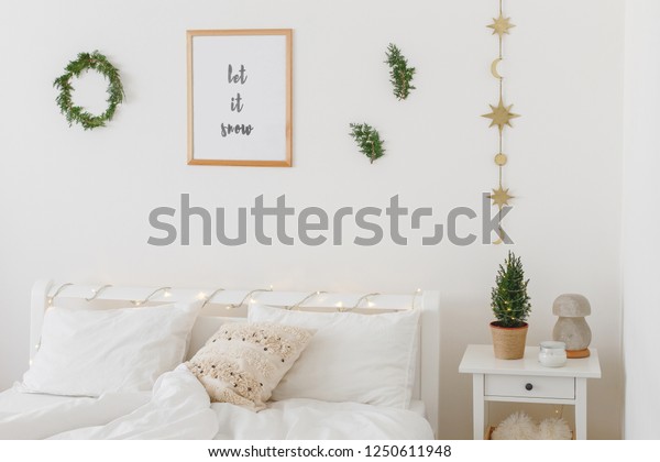 New Year Winter Home Interior Decor Stock Photo Edit Now 1250611948