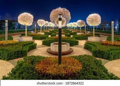 New Year's Decoration In Krasnodar Park