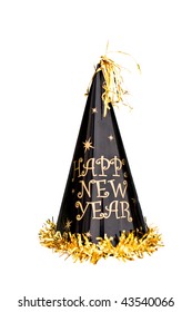 New Years hat isolated on a white background