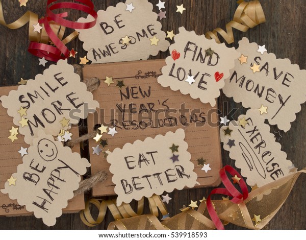 New Years Resolutions Stock Photo (Edit Now) 539918593