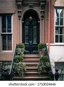 New York - 03.02.2020: New York City Apartment Entrance