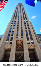 New York, NY/USA– 9/14/2010: Rockefeller Center, 30 Rock.