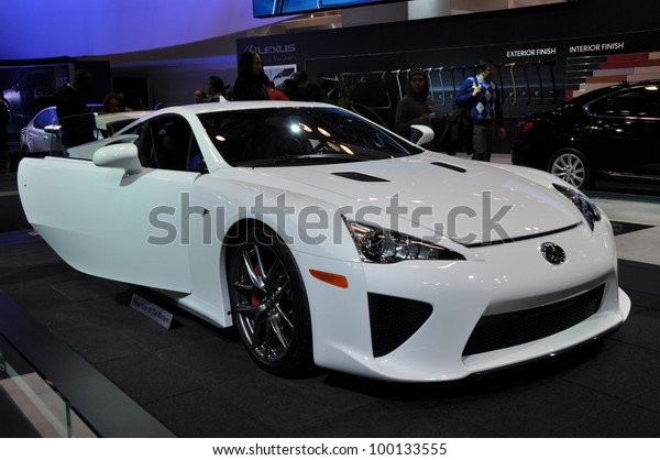 New York April 11 Lexus Lfa Stockfoto Jetzt Bearbeiten