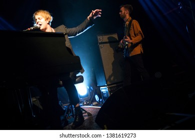 New York, New York - April 23 2019: Tom Odell Live In Concert At Irving Plaza