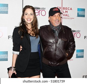 NEW YORK - APRIL 25: Alexa Ray Joel And Billy Joel Attend The 