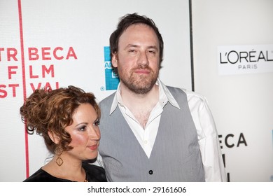 NEW YORK - APRIL 25: Composer Andrew Hollander And Singer/songwriter Dana Parish Attends At Serious Moonlight Premiereat The At The Tribeca Film Festival On April 25, 2009 In New York.