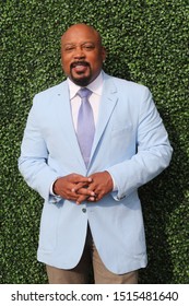 NEW YORK - AUGUST 26, 2019: Daymond John, Business Entrepreneur And Co-star Of ABCs Hit Show Shark Tank, At The Red Carpet Before 2019 US Open Opening Night Ceremony At National Tennis Center In NY